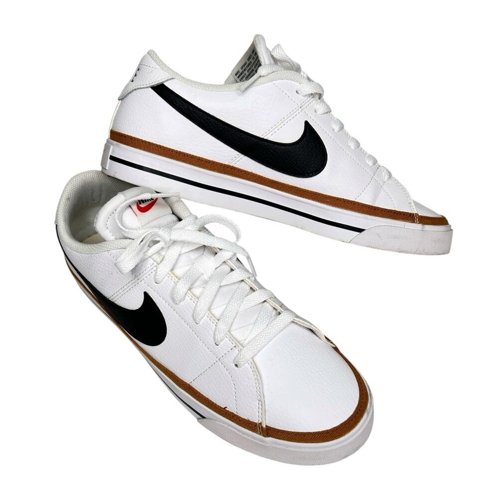 Nike Court Legacy White Desert Ochre Mens Size 11 Sneakers Shoes CU4150-102